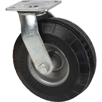 Roulette anticrevaisons, Pivotant, 8" (203,2 mm), Anticrevaison, 275 lb (125 kg) Les Fournitures Industrielles Méga