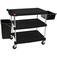 Chariot utilitaire myCart, 3 tiers, 20" x 35-1/2" x 30", Capacit&eacute; 400 lb Les Fournitures Industrielles Méga
