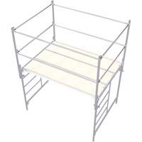 Scaffolding Accessories - Guard Rail, Guard Rail, 2" W x 120" H Les Fournitures Industrielles Méga