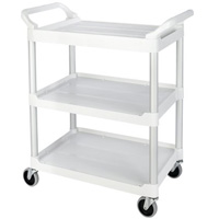 Service Utility Cart, 3 Tiers, 33" x 37" x 18", 200 lbs. Capacity Les Fournitures Industrielles Méga