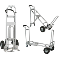 Diables &agrave; 3 positions Spartan III, Aluminium, Capacit&eacute; 750 lb Les Fournitures Industrielles Méga