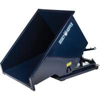 Self-Dumping Hopper, Steel, 3/4 cu.yd., Blue Les Fournitures Industrielles Méga