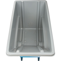 Tilt Truck, Polyethylene, 0.625 cu. yd., 850 lbs. Load Capacity Les Fournitures Industrielles Méga