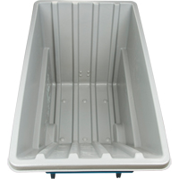Tilt Truck, Polyethylene, 1.1 cu. yd., 1250 lbs. Load Capacity Les Fournitures Industrielles Méga