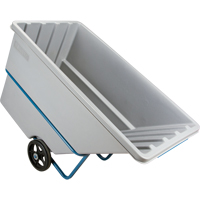 Tilt Truck, Polyethylene, 1.1 cu. yd., 2000 lbs. Load Capacity Les Fournitures Industrielles Méga