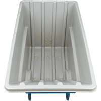 Tilt Truck, Polyethylene, 1.1 cu. yd., 2000 lbs. Load Capacity Les Fournitures Industrielles Méga