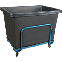 Tapered Wall Box Truck, Polyethylene, 43" L x 30" W x 33" H, 16 cu. ft. Volume, 800 lbs. Capacity Les Fournitures Industrielles Méga