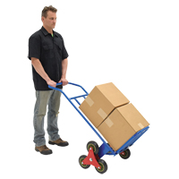 Stair Climbing Hand Truck, Steel Frame, 24" W x 45-3/4" H, 300 lbs. Capacity Les Fournitures Industrielles Méga