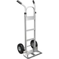 Knocked Down Hand Truck, Dual Handle, Aluminum, 50-5/8" Height, 500 lbs. Capacity Les Fournitures Industrielles Méga