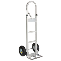 Knocked Down Hand Truck, P-Handle Handle, Aluminum, 52-1/8" Height, 500 lbs. Capacity Les Fournitures Industrielles Méga