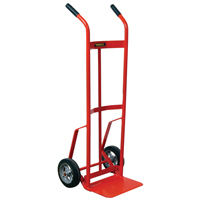 Hand Truck with Reinforced Noseplate - 136RN-HB, Dual Handle, Steel, 51" Height, 800 lbs. Capacity Les Fournitures Industrielles Méga