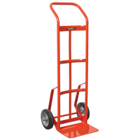 Hand Truck with Reinforced Noseplate - 156RN-HB, Continuous Handle, Steel, 51" Height, 800 lbs. Capacity Les Fournitures Industrielles Méga