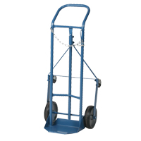 Professional Gas Cylinder Truck CC-1, Mold-on Rubber Wheels, 9" W x 7-1/4" L Base, 250 lbs. Les Fournitures Industrielles Méga