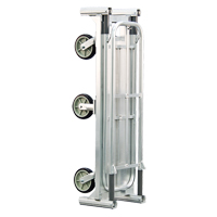 Aluminum U-Boat Folding Bulk Delivery Cart, 18" W x 61" L, 1200 lbs. Cap., Polyurethane Wheels Les Fournitures Industrielles Méga