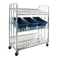 Picking Cart, 3 Tiers, 59" W x 67-1/2" H x 26" D, 1000 lbs. Capacity Les Fournitures Industrielles Méga