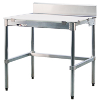 &eacute;tabli avec dessus en poly, 36" la x 24" p x 35-1/2" h, Capacit&eacute; 2000 lb Les Fournitures Industrielles Méga