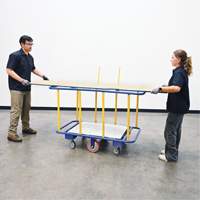 Chariot horizontal pour panneaux, 63-7/16" x 28-1/2" x 40-15/16", Capacit&eacute; 2000 lb Les Fournitures Industrielles Méga