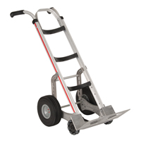 Self-Stabilizing Hand Truck, Dual Handle, Aluminum, 55'' Height, 500 lbs. Capacity Les Fournitures Industrielles Méga