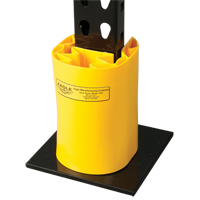 Butoir en poly pour rayonnage, 5" la x 6" lo x 8" h, Jaune Les Fournitures Industrielles Méga