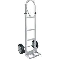 Knocked Down Hand Truck, P-Handle Handle, Aluminum, 52-1/8" Height, 500 lbs. Capacity Les Fournitures Industrielles Méga
