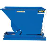 Self-Dumping Hopper, Steel, 3/4 cu.yd., Blue Les Fournitures Industrielles Méga