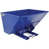 Self-Dumping Hopper, Steel, 3 cu.yd., Blue Les Fournitures Industrielles Méga