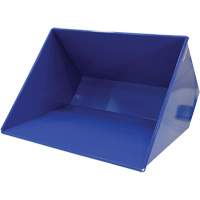 Self-Dumping Hopper, Steel, 3 cu.yd., Blue Les Fournitures Industrielles Méga