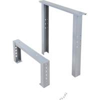 Pattes d'&eacute;tabli pour service industriel, Acier, 24" p x 34" h, Simple Les Fournitures Industrielles Méga