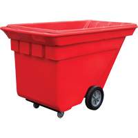 Techtruck Tilt Truck, Polyethylene, 5/8 cu. yd., 1000 lbs. Load Capacity Les Fournitures Industrielles Méga
