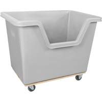 Easy Access Box Truck, Polyethylene, 45-3/4" L x 31-1/4" W x 37-3/4" H, 22 cu. ft. Volume, 1000 lbs. Capacity Les Fournitures Industrielles Méga