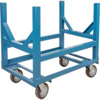 Chariot &agrave; berceaux pour tuyaux et barres, 36" lo x 24" la x 34" h, Capacit&eacute; de 2500 lb, Roue Polyur&eacute;thane Les Fournitures Industrielles Méga
