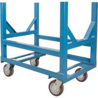 Chariot &agrave; berceaux pour tuyaux et barres, 36" lo x 24" la x 34" h, Capacit&eacute; de 2500 lb, Roue Polyur&eacute;thane Les Fournitures Industrielles Méga