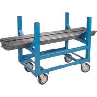 Chariot &agrave; berceaux pour tuyaux et barres, 36" lo x 24" la x 34" h, Capacit&eacute; de 2500 lb, Roue Polyur&eacute;thane Les Fournitures Industrielles Méga