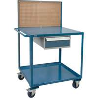 Chariot de service mobile, 2 Tiers, 24" la x 57" h x 40" p, Capacit&eacute; 1200 lb Les Fournitures Industrielles Méga