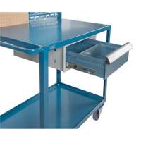 Chariot de service mobile, 2 Tiers, 24" la x 57" h x 40" p, Capacit&eacute; 1200 lb Les Fournitures Industrielles Méga