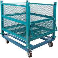 Socle roulant pour contenant ouvert en maille, 40,5" la x 34-1/2" p x 10" h, Capacit&eacute; de 3000 lb Les Fournitures Industrielles Méga