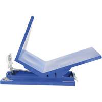 Open Sided Hopper, Steel, 1 cu.yd., Blue Les Fournitures Industrielles Méga