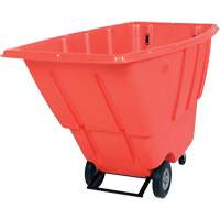 Tilt Truck, Polyethylene, 0.5 cu. yd., 450 lbs. Load Capacity Les Fournitures Industrielles Méga