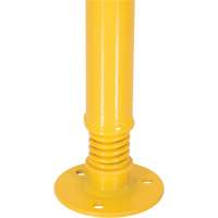 Borne de protection &agrave; ressort, Acier, 42" h x 2-1/8" la, Jaune Les Fournitures Industrielles Méga