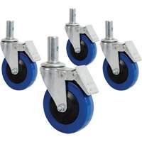 Mini 4" Casters with Locking Pin Les Fournitures Industrielles Méga