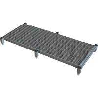 Plateforme de travail en une &eacute;tape &agrave; hauteur r&eacute;glable, 24" la x 59" pr, Capacit&eacute; de 800 lb, Enti&egrave;rement soud&eacute; Les Fournitures Industrielles Méga