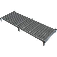 Plateforme de travail en une &eacute;tape &agrave; hauteur r&eacute;glable, 24" la x 71" pr, Capacit&eacute; de 800 lb, Enti&egrave;rement soud&eacute; Les Fournitures Industrielles Méga