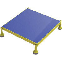 Plateforme de travail en une &eacute;tape &agrave; hauteur r&eacute;glable, 24" la x 24" pr, Capacit&eacute; de 800 lb, Enti&egrave;rement soud&eacute; Les Fournitures Industrielles Méga