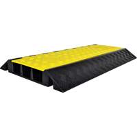Powerhouse Heavy-Duty Straight Cable Protector, 3 Channels, 36" L x 19.75" W x 3" H Les Fournitures Industrielles Méga
