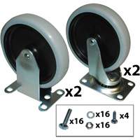 Utility Cart Caster Kit Les Fournitures Industrielles Méga