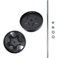 Cleaning Cart Wheel & Axle Kit Les Fournitures Industrielles Méga