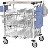 PPE Check-In Station, Stainless Steel, 43" x 40" x 24", 900 lbs. Capacity Les Fournitures Industrielles Méga