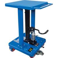 Hydraulic Work Table, 18" L x 18" W, Steel, 500 lbs. Capacity Les Fournitures Industrielles Méga