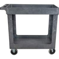 Utility Service Cart, 2 Tiers, 16-1/2" x 32-1/2" x 34-1/2", 550 lbs. Capacity Les Fournitures Industrielles Méga