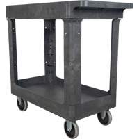 Utility Service Cart, 2 Tiers, 16-1/2" x 32-1/2" x 34-1/2", 550 lbs. Capacity Les Fournitures Industrielles Méga